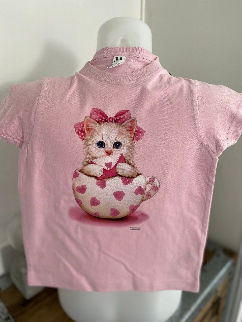 T-Shirt chat rose